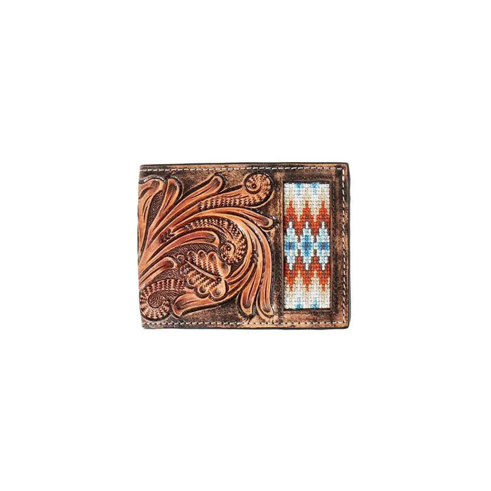 3D Tooled Scrolling - Men's Bifold Wallet - Hatcountry