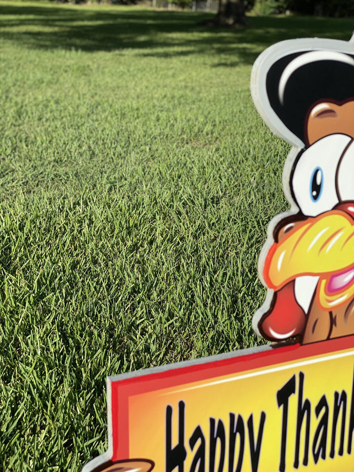 thanksgiving Turkey yard art