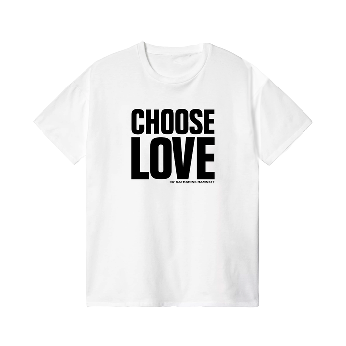 Choose Love Classic Logo White T-Shirt