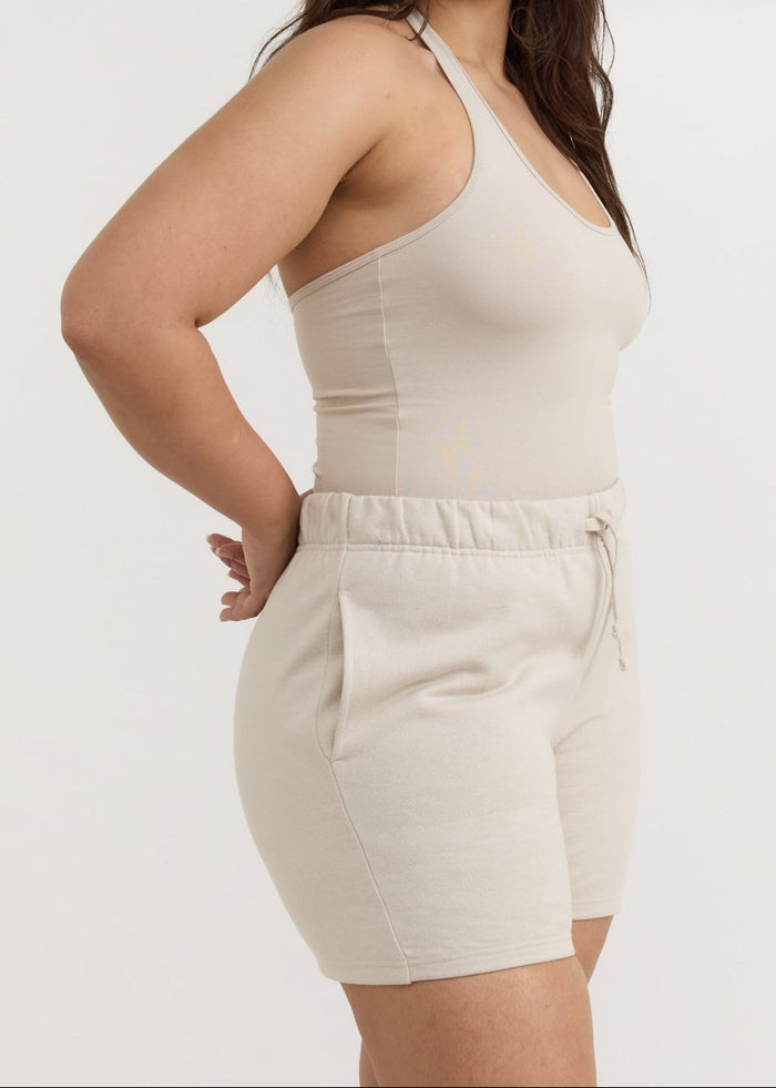 Organic Basics - Core Halter Top - Sandstone -