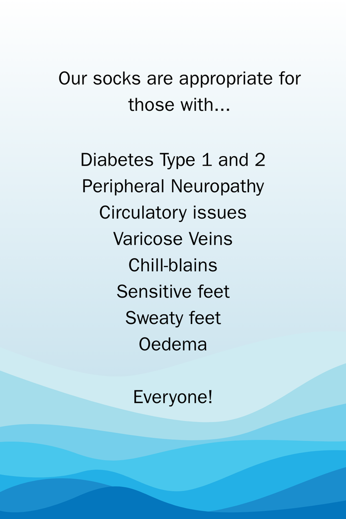 Extra Cushion Diabetic Friendly Socks | Crew Length