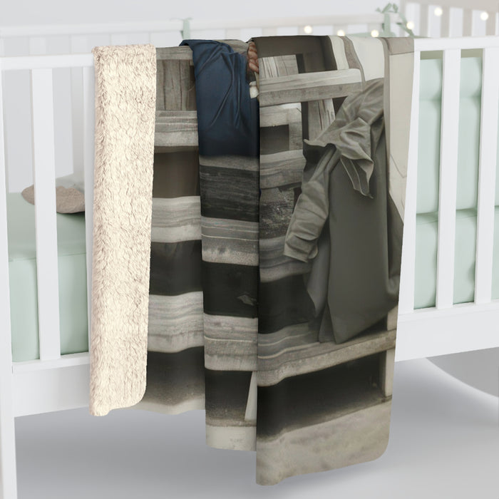 Heirloom Sherpa Blanket – paire 066 Premium fleece throw · 50x60, 60x80