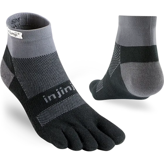 Injinji RUN Midweight Mini-Crew Running Socks