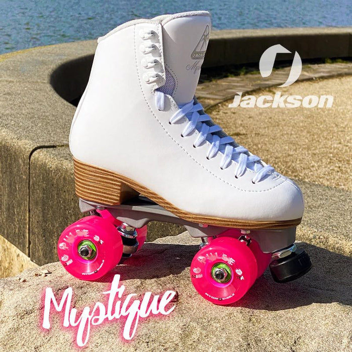 Jackson Mystique White Viper Nylon Outdoor Skate with Pulse Lite