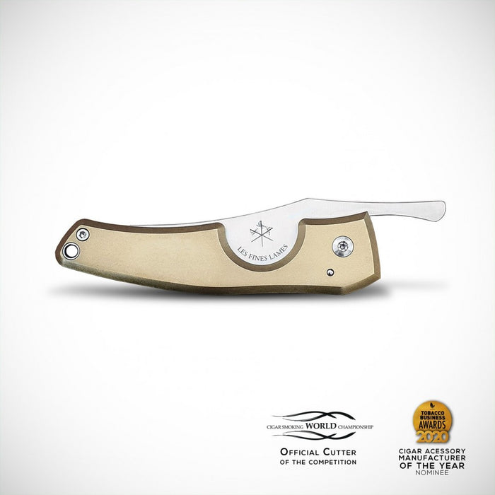 Les Fines Lame Cigar Knife Brass