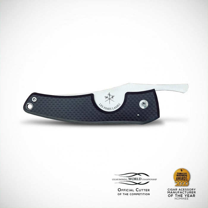 Les Fines Lame Cigar Knife Carbon Fiber