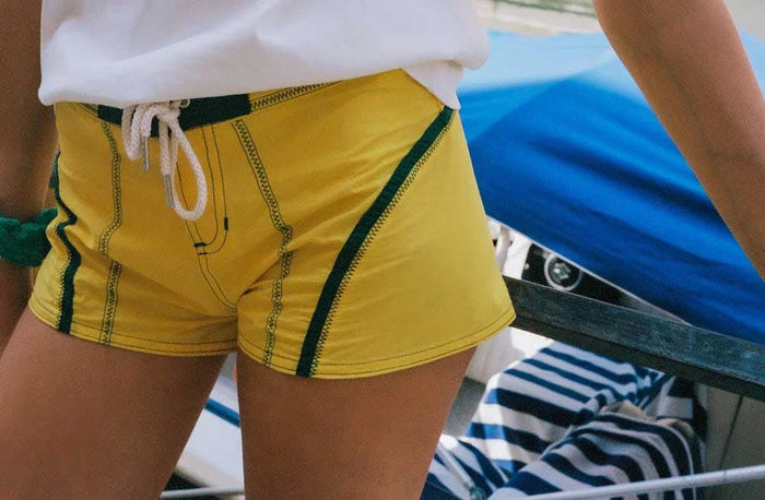 Made Some - Made Some Short Shorts - Yellow/Green -