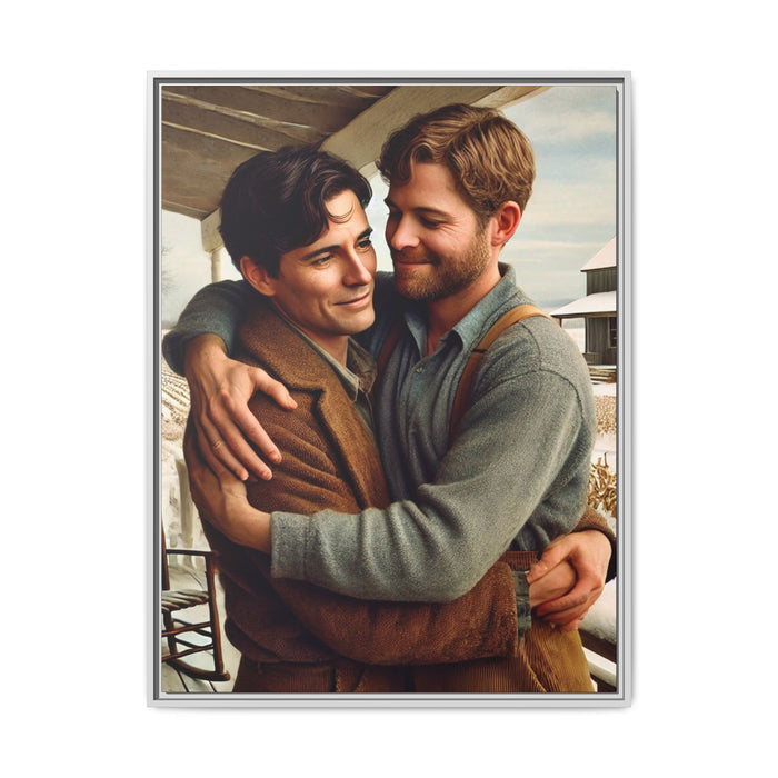 30" x 40" (Vertical) / White / 1.25"