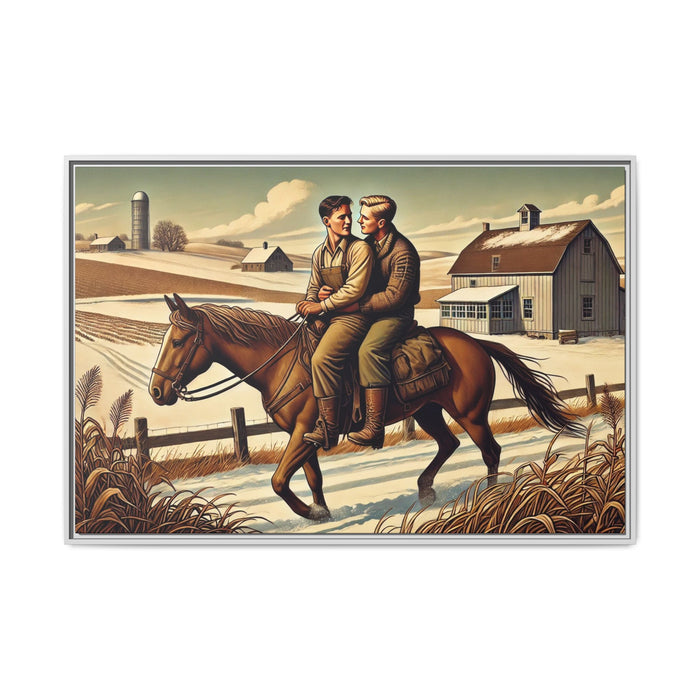 48″ x 32″ (Horizontal) / White / 1.25"