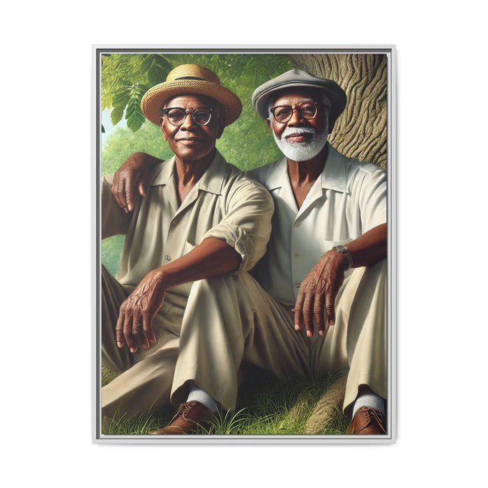 30" x 40" (Vertical) / White / 1.25"