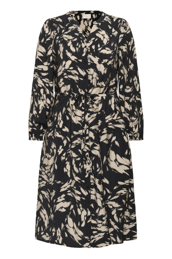 Patterned Shirt Dress