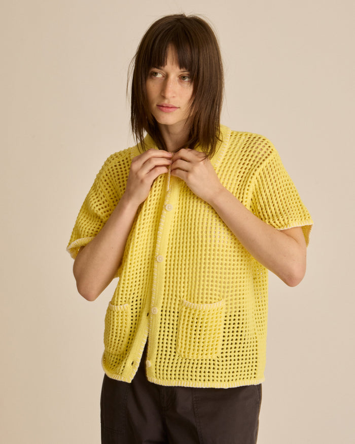 Obey - Pilar Crochet Short Sleeve -
