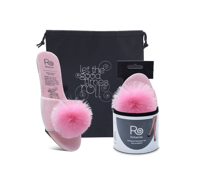 Pillow Talk Pink Slides - Laluxe Femme