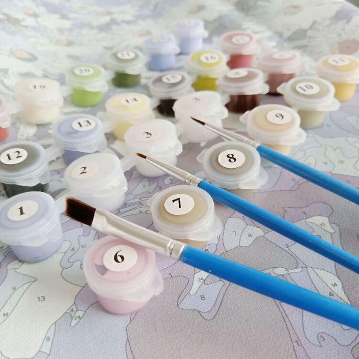 Rainy Street & Vehicles - Leonid Afremov