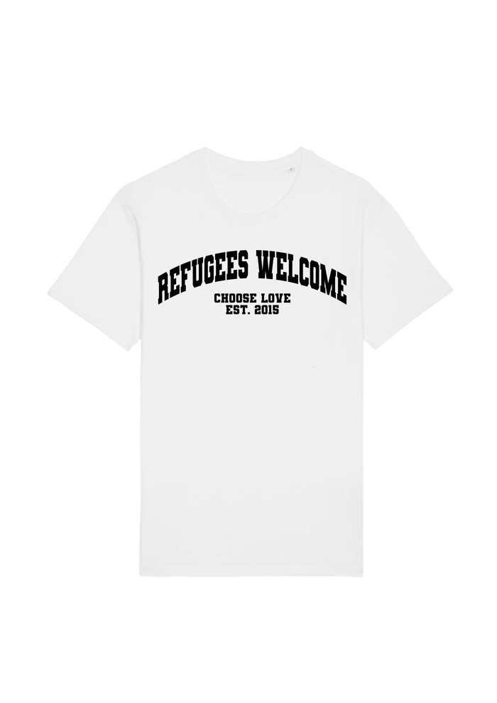 Refugees Welcome White T-Shirt (kids)