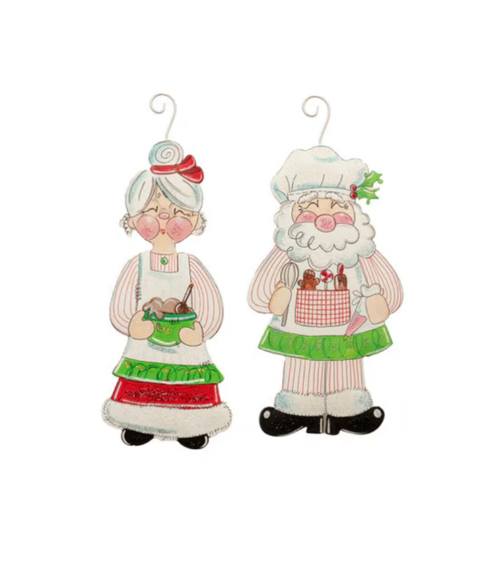 Round Top Mr.Clause Ornament
