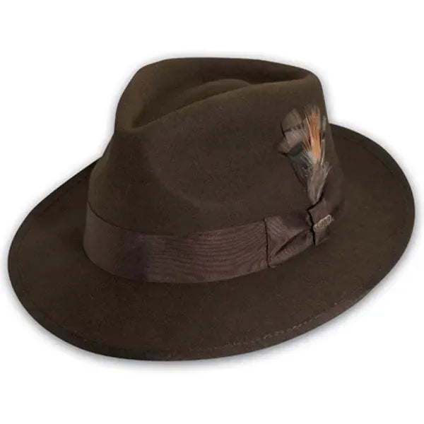 Scala Clarkton - Wool Felt Fedora Hat - Hatcountry