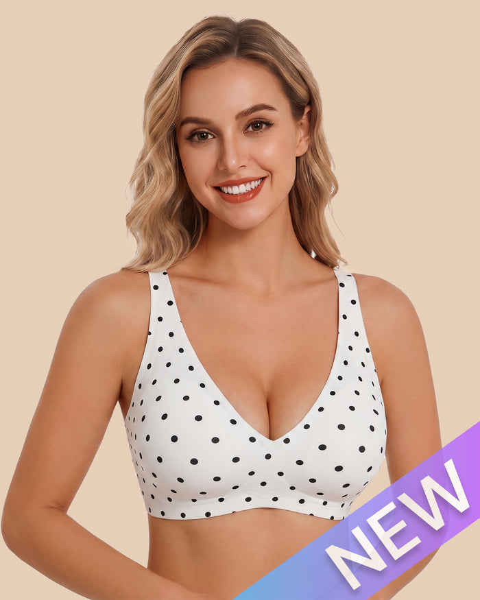White Polka Dot / S