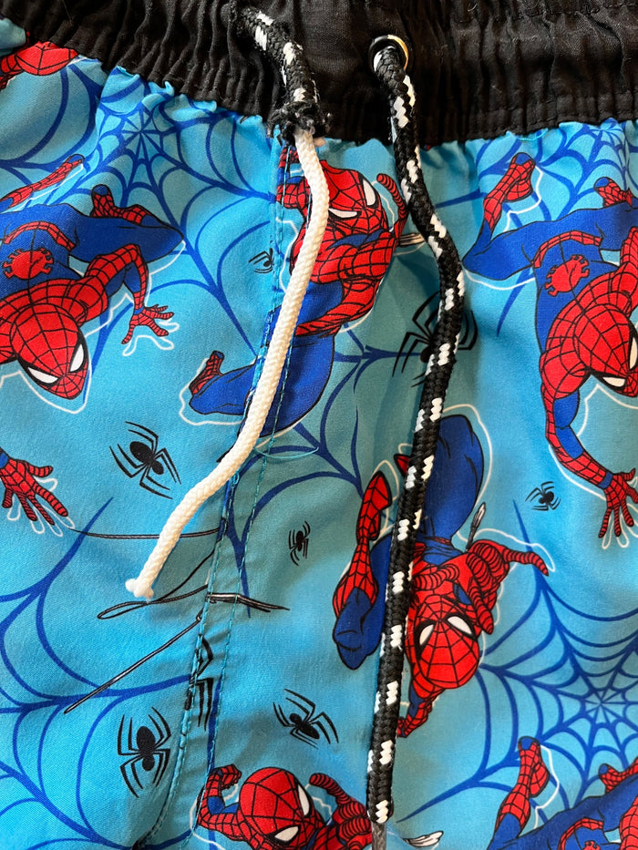 Spiderman board shorts size 7