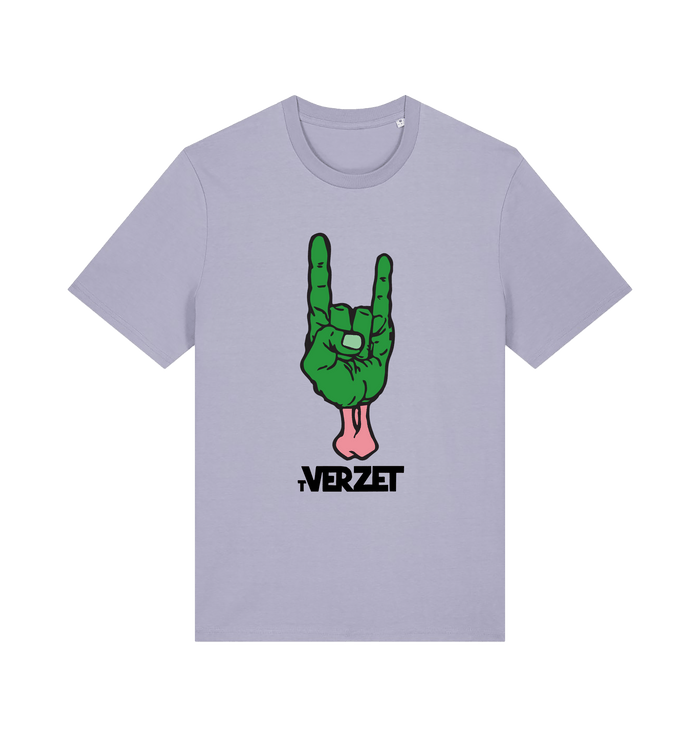 Lavender Printed T-shirt Front