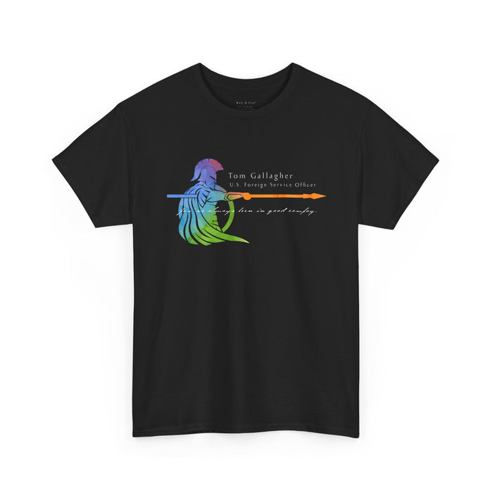Tom Gallagher | U.S. Foreign Service Officer | Pride T-Shirt Gay Queer LGBTQ Peace Corps