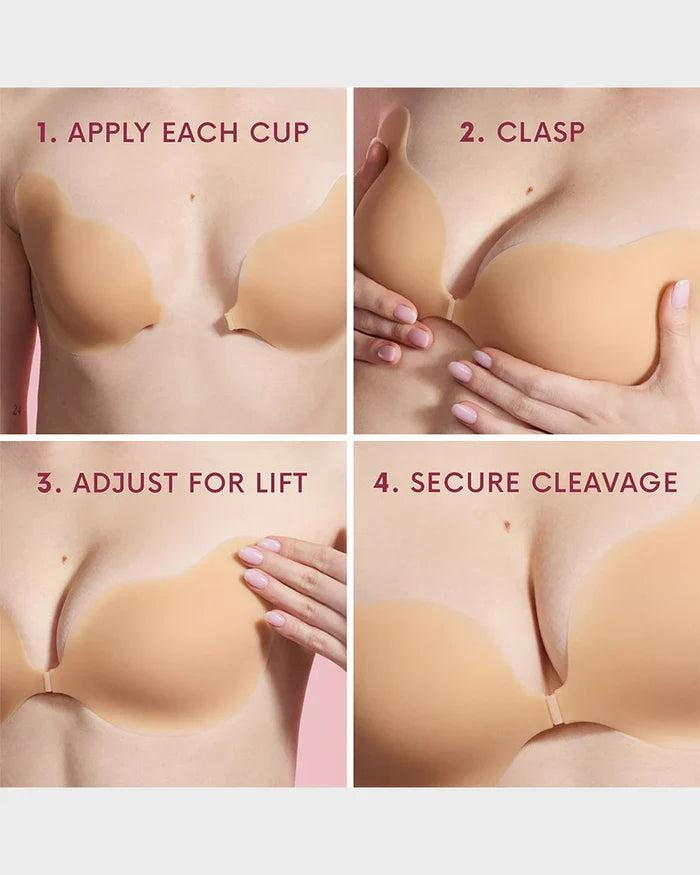 2 Pairs Invisible Uplift Adhesive Push-Up Bra
