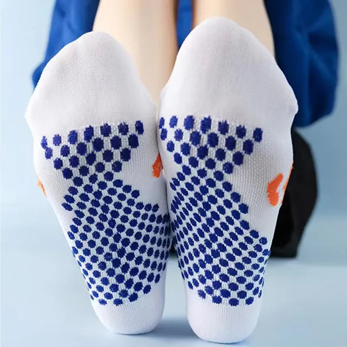 3-Pair Lightweight Compression Ankle Socks — Cushioned Support for Active Feet