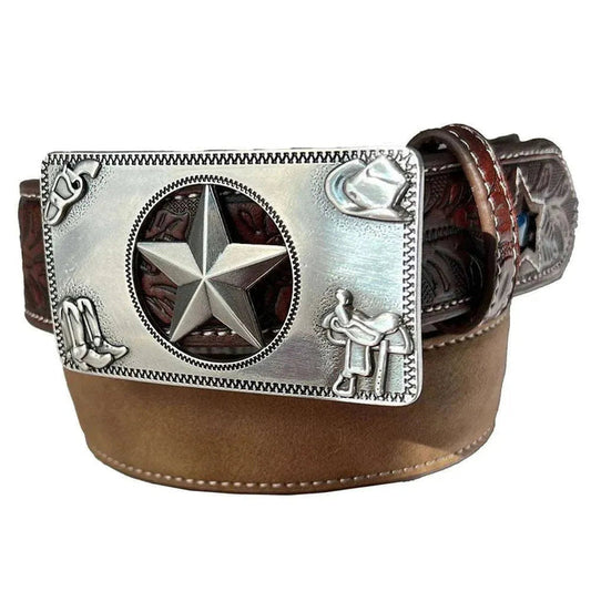 3D Star Buckle Light Up - Children's Belt - Hatcountry