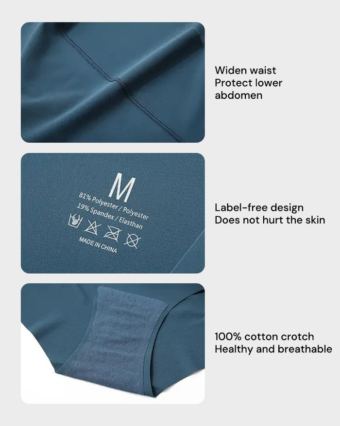 6-Pack Seamless High-Waist No-Show Comfort Panties