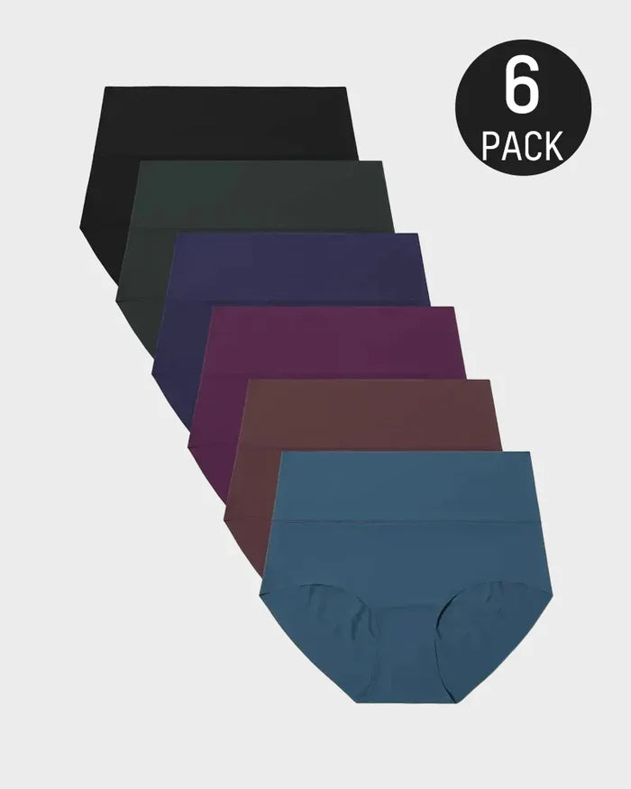 6 Pack-Multicolor A / M: Waist 25.1"-27.1"| Hips 34.9"-37.2"