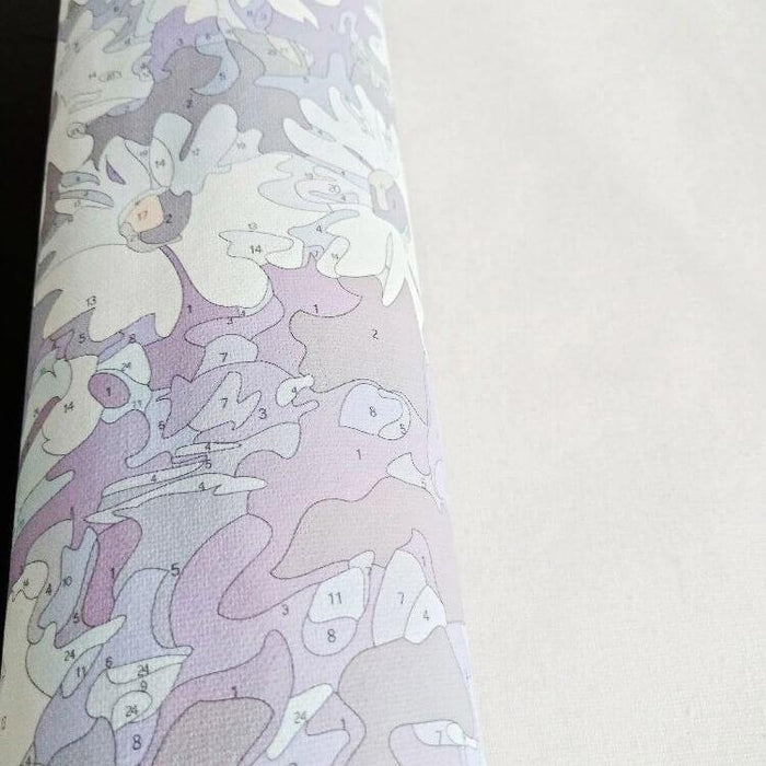 Abstract Floral Painting Kit - Paint by Numbers Home