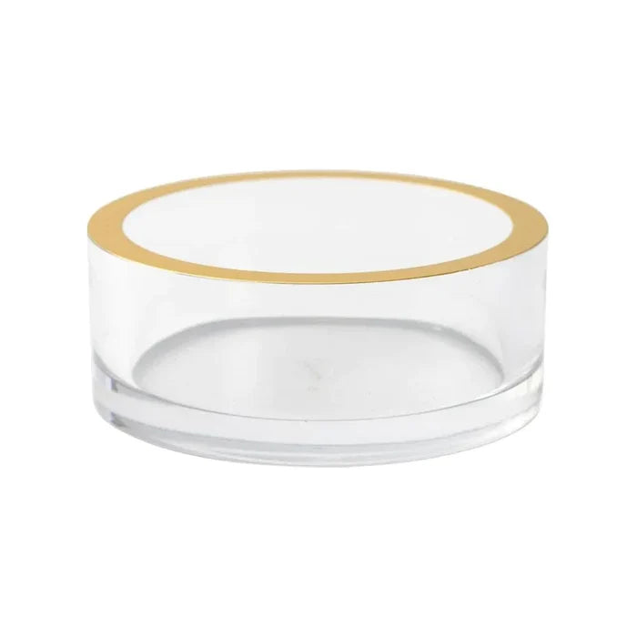 Acrylic/Gold Wine Bottle Coaster