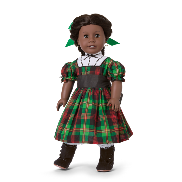 Addy’s™ Tartan Plaid Dress for 18-inch Dolls (Historical Characters)