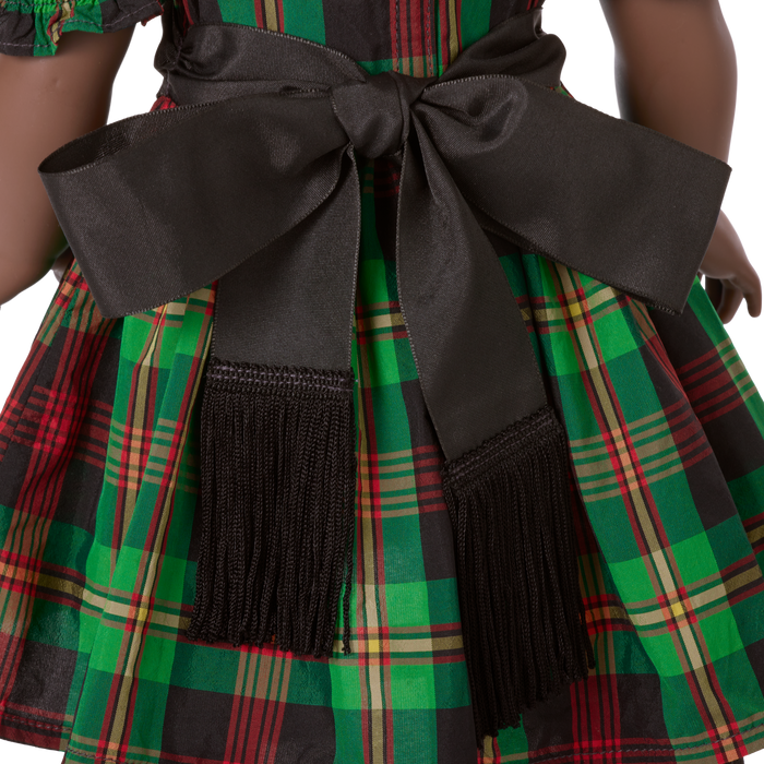 Addy’s™ Tartan Plaid Dress for 18-inch Dolls (Historical Characters)