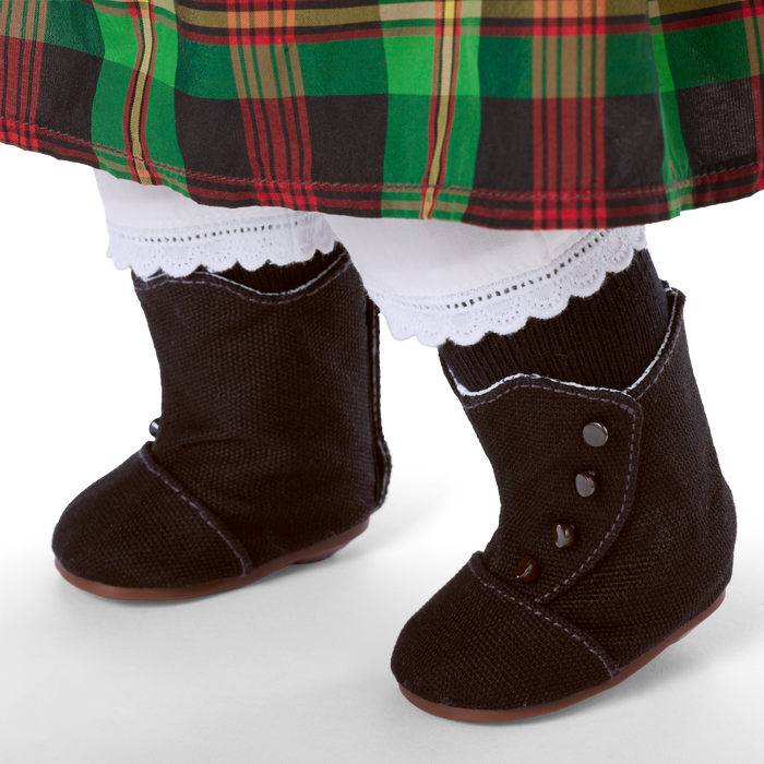 Addy’s™ Tartan Plaid Dress for 18-inch Dolls (Historical Characters)