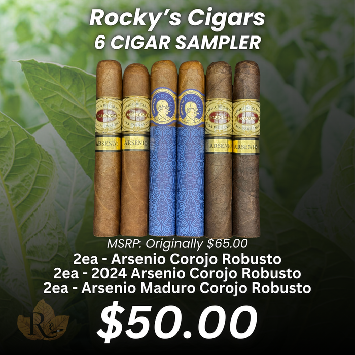 Aganorsa Leaf Arsenio 6 Cigar Sampler