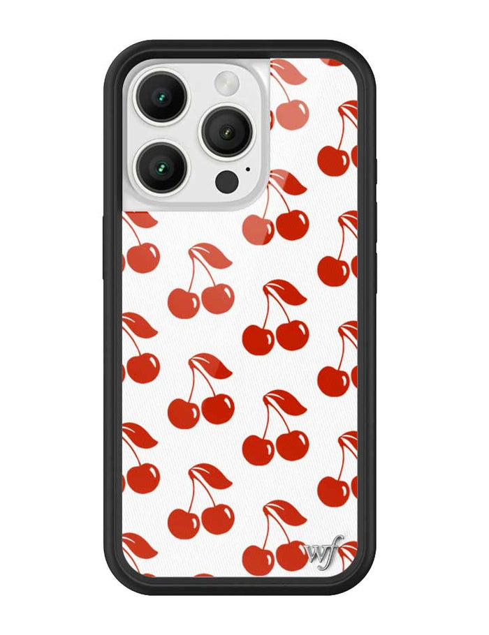 Wildflower iPhone case 16 Pro American Cherries Red Cute