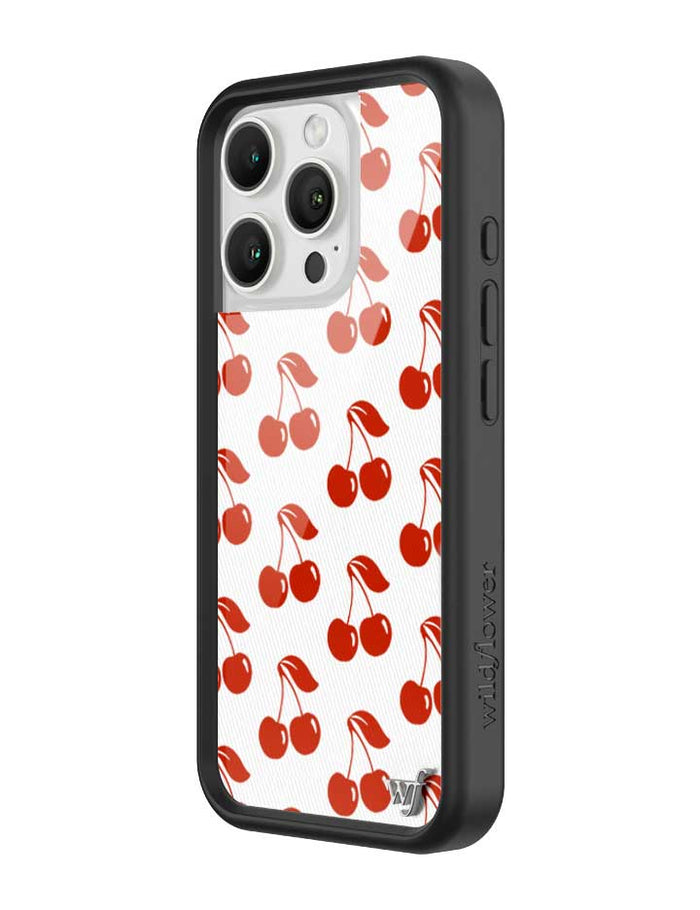 Wildflower iPhone case 16 Pro American Cherries Red Cute