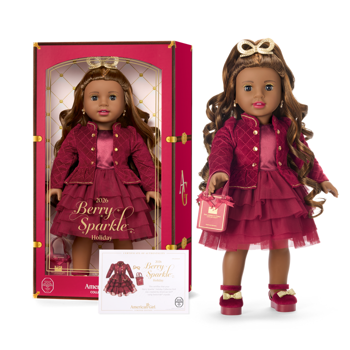 American Girl® 2026 Berry Sparkle™ Holiday Collector Doll