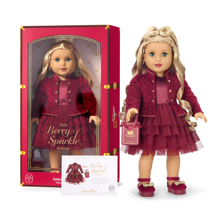 American Girl® 2026 Berry Sparkle™ Holiday Collector Doll