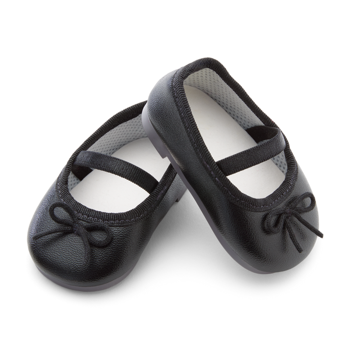 American Girl® x J.Crew Black Ballet Flats for 18-inch Dolls