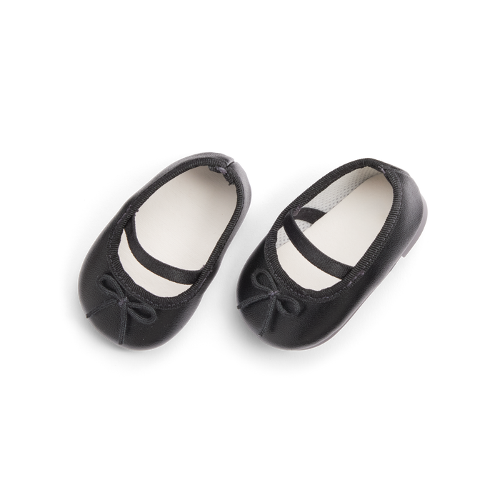 American Girl® x J.Crew Black Ballet Flats for 18-inch Dolls