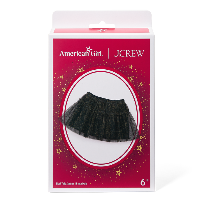 American Girl® x J.Crew Black Tulle Skirt for 18-inch Dolls