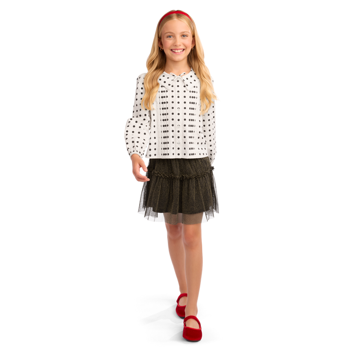 American Girl® x J.Crew Black Tulle Skirt for Girls