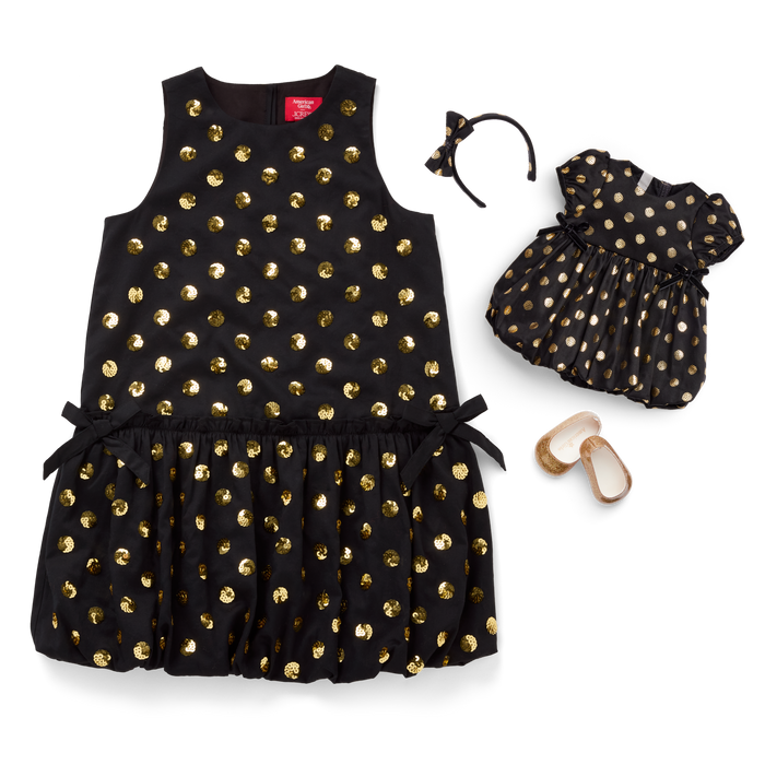 American Girl® x J.Crew Bubble-Skirt Party Outfit Bundle for Little Girls & Bitty Baby® Dolls