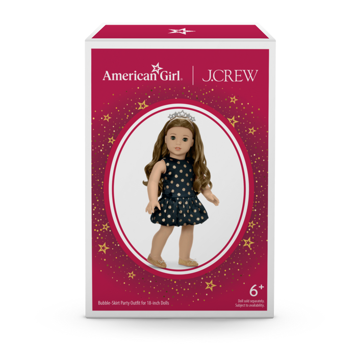 American Girl® x J.Crew Bubble-Skirt Party Outfit for 18-inch Dolls