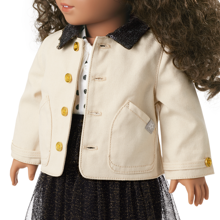 American Girl® x J.Crew Embellished Barn Jacket & Tulle Skirt Bundle for 18-inch Dolls
