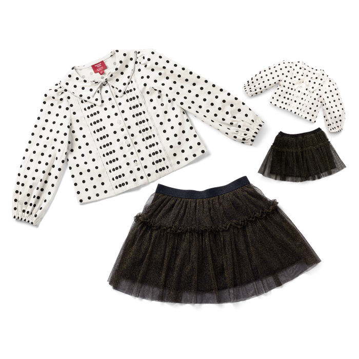 American Girl® x J.Crew Polka-Dot Top & Tulle Skirt Bundle for Girls & 18-inch Dolls