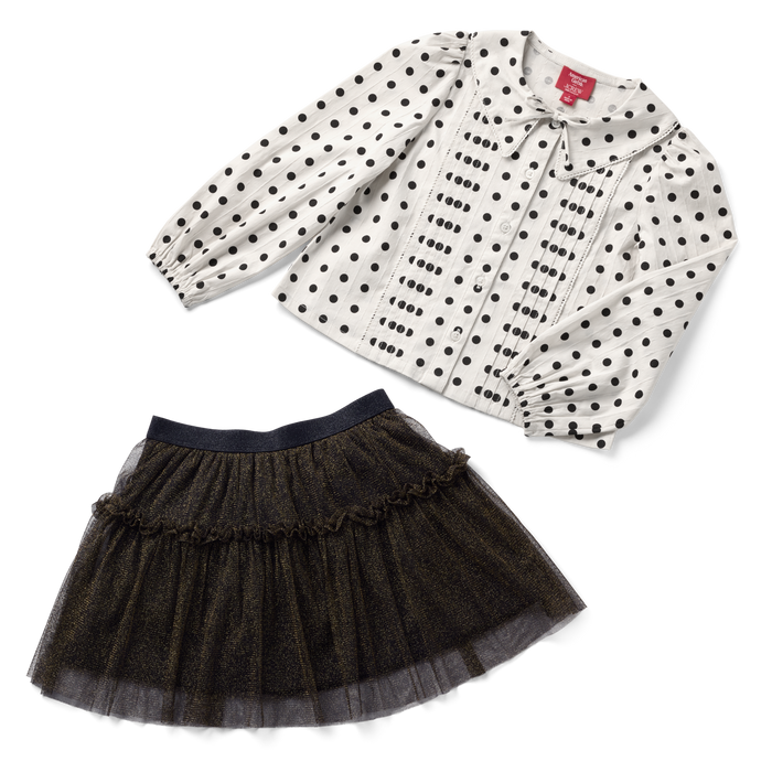 American Girl® x J.Crew Polka-Dot Top & Tulle Skirt Bundle for Girls & 18-inch Dolls