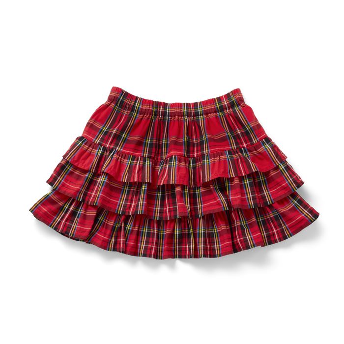 American Girl® x J.Crew Tiered Plaid Skirt for Girls
